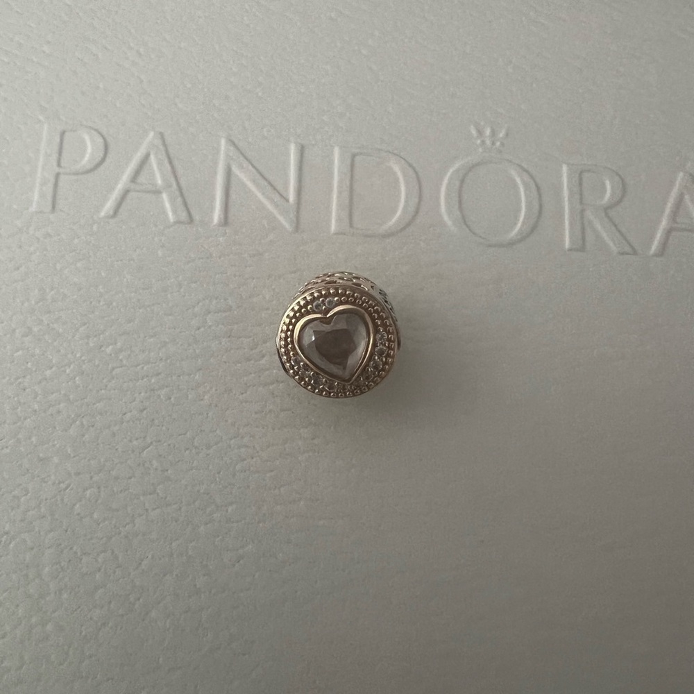 Pandora ESSENCE “love” Heart Charm